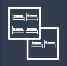 Vierbettzimmer mit Bitte um Doppelzimmer für 380 €