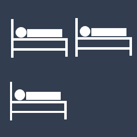 Dreibettzimmer